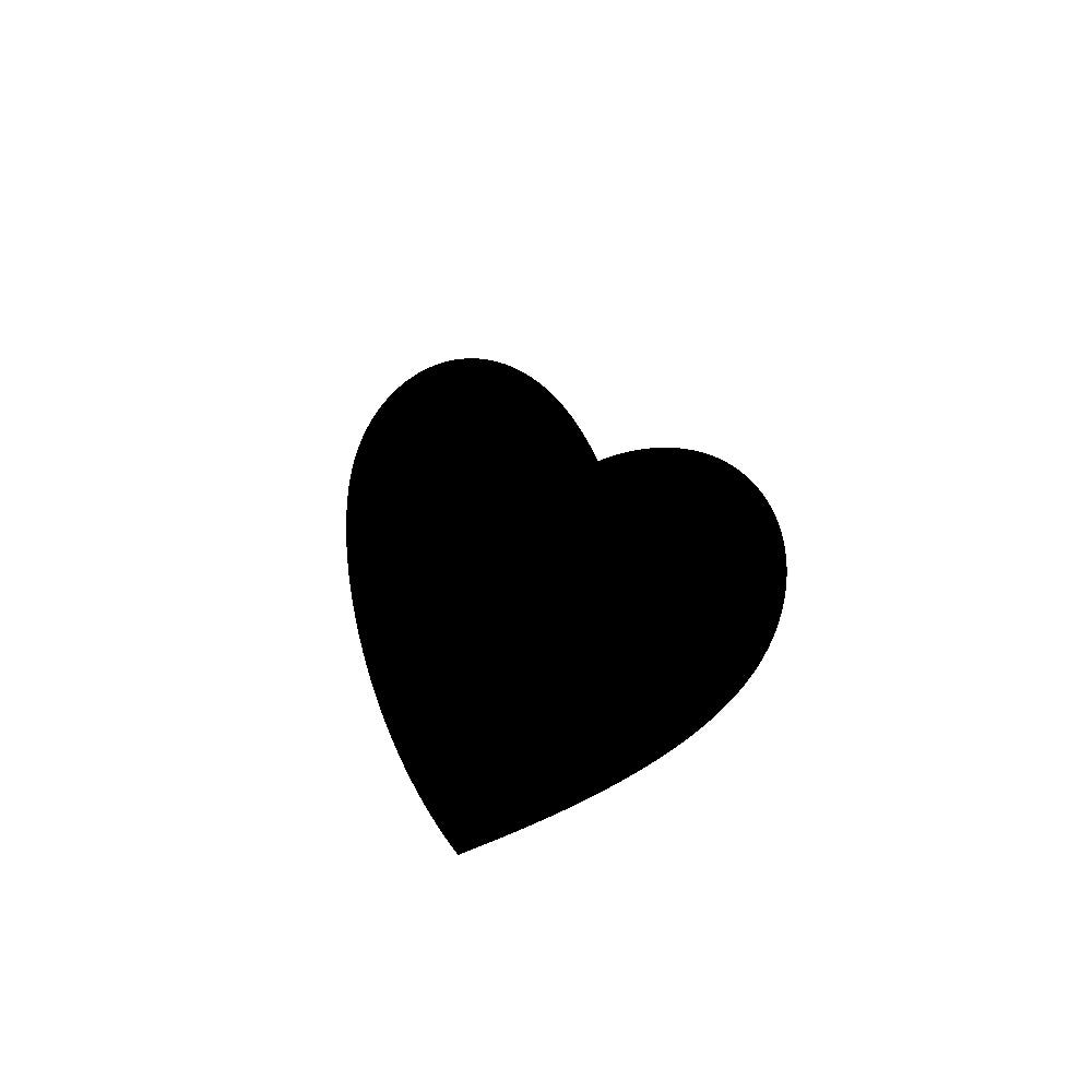 Round with Hearts Cut Inside