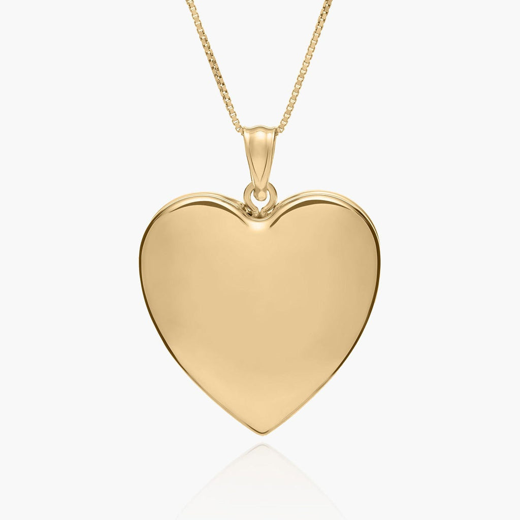 14K Gold Filled Heart Photo Locket