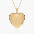 14K Gold Filled Heart Photo Locket