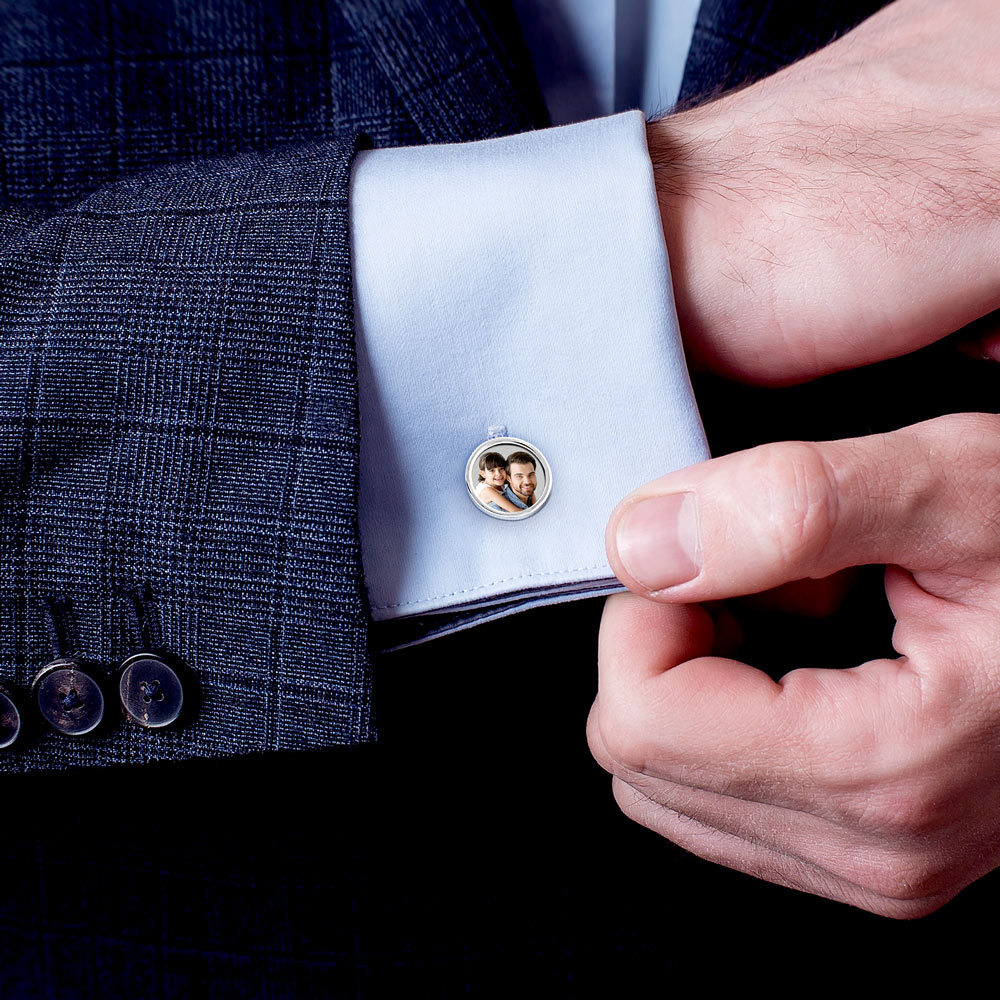Photo Engraved Cuff Links