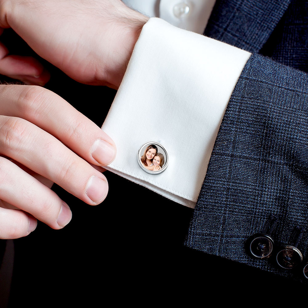Photo Engraved Cuff Links