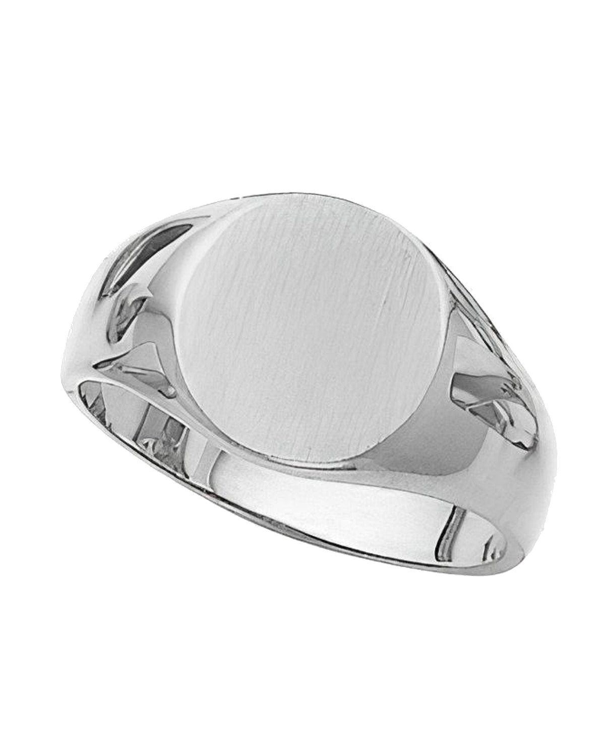 Men's Round Signet Ring