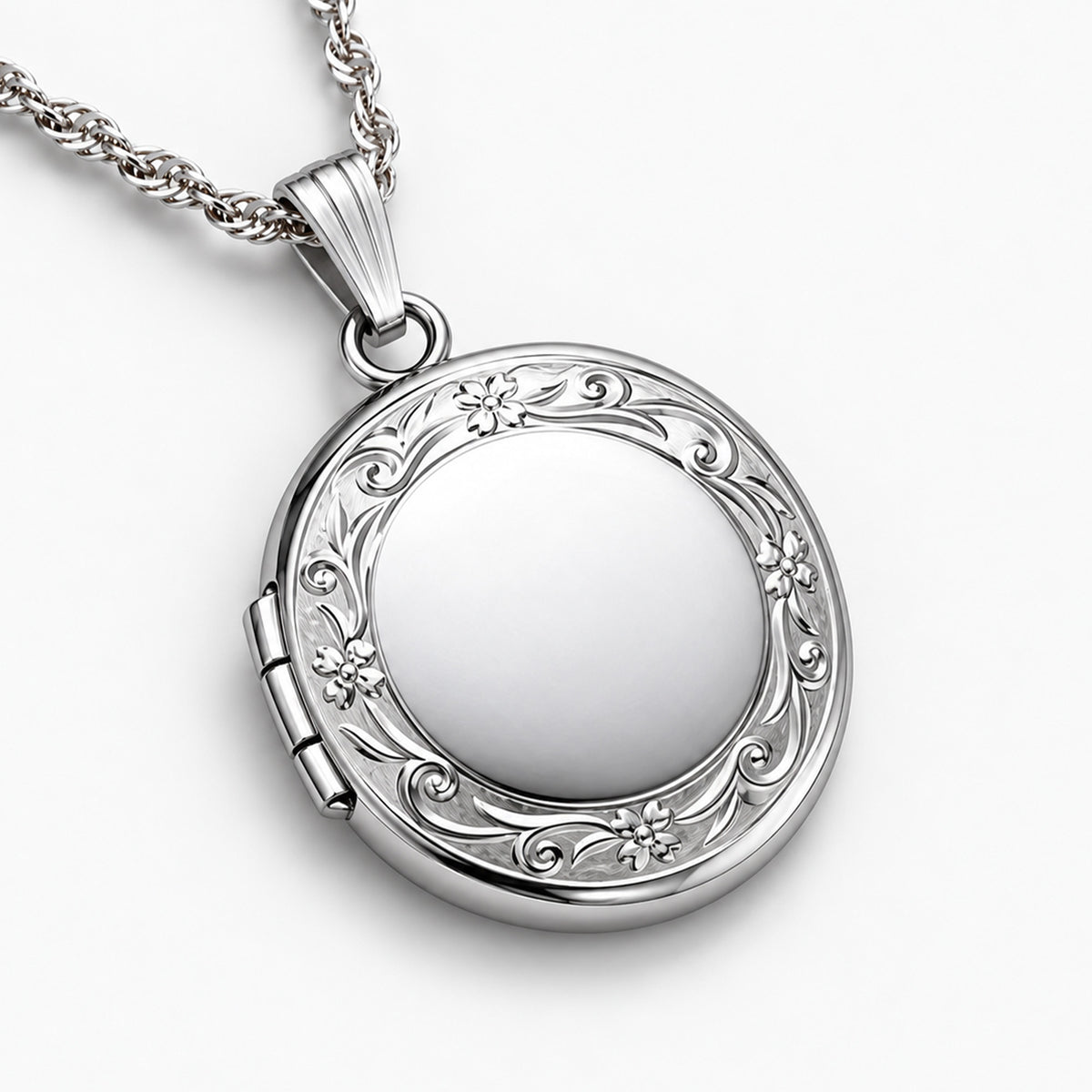 Round Photo Locket