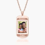 Dog Tag with 2 Names Etched