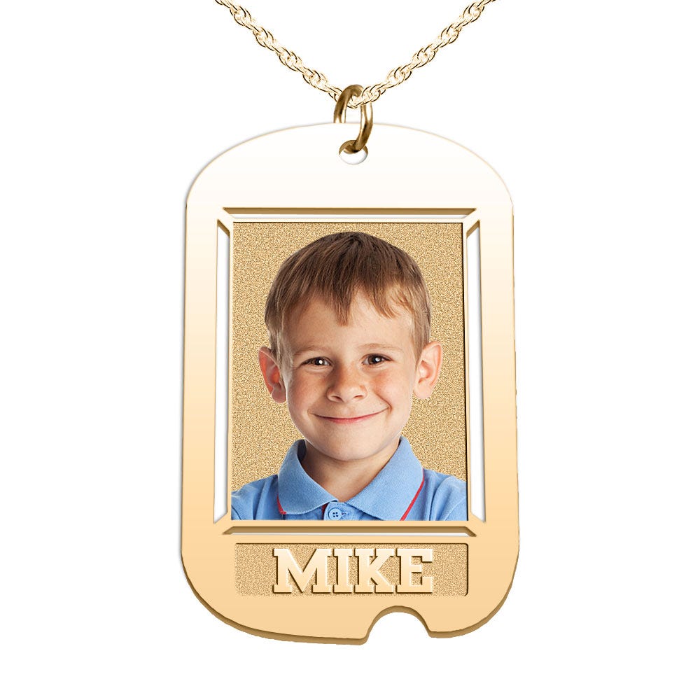 Dog Tag w/ 1 Name etched