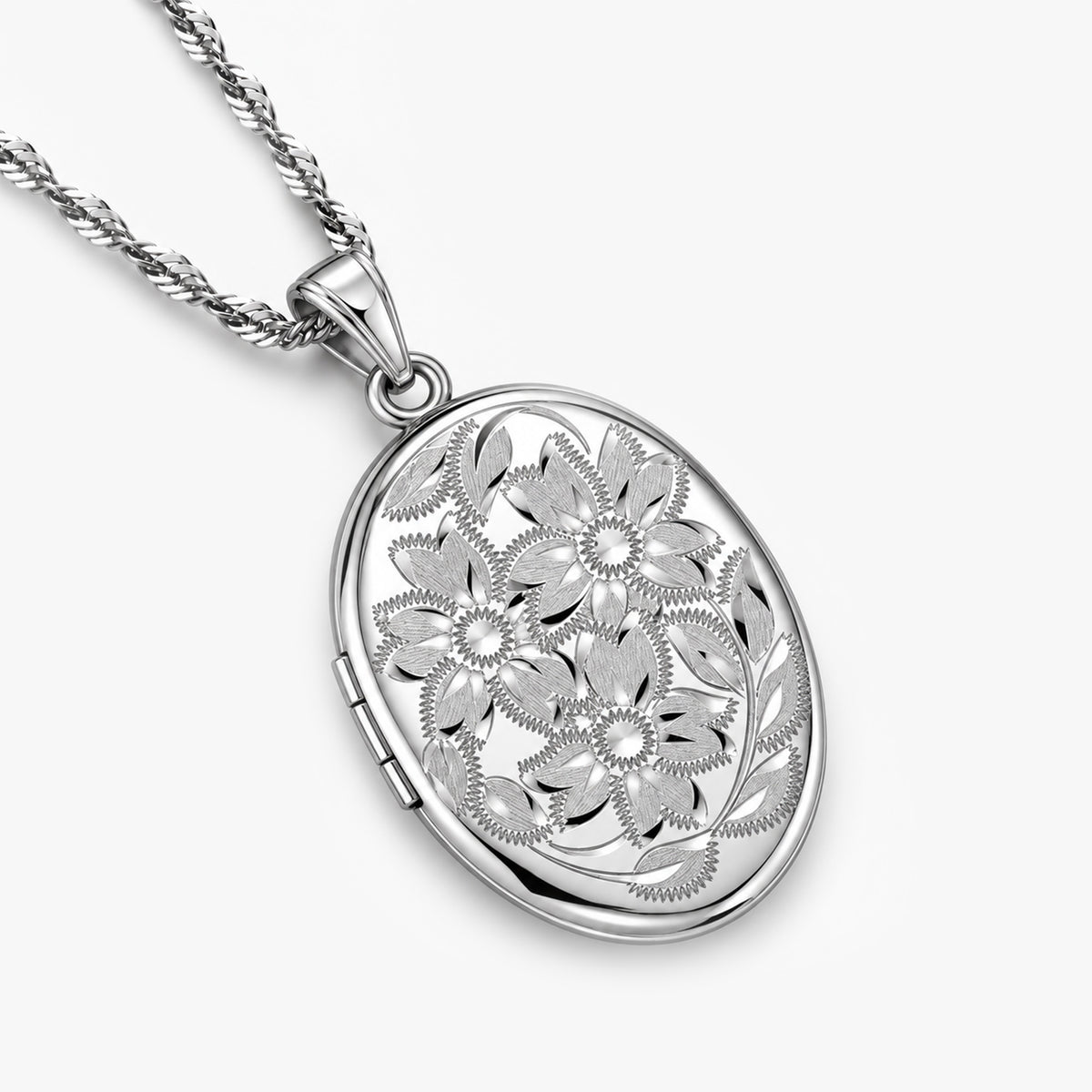 Large Oval Photo Locket