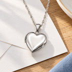 Small Heart Photo Locket - lifestyle
