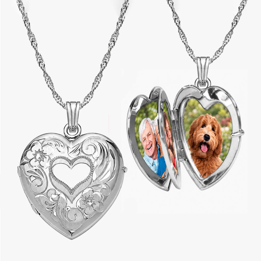 Heart Four Photo Locket