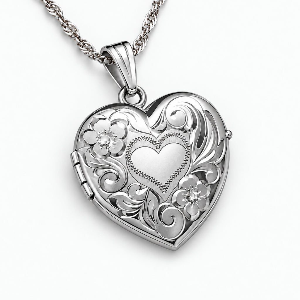 Heart Four Photo Locket