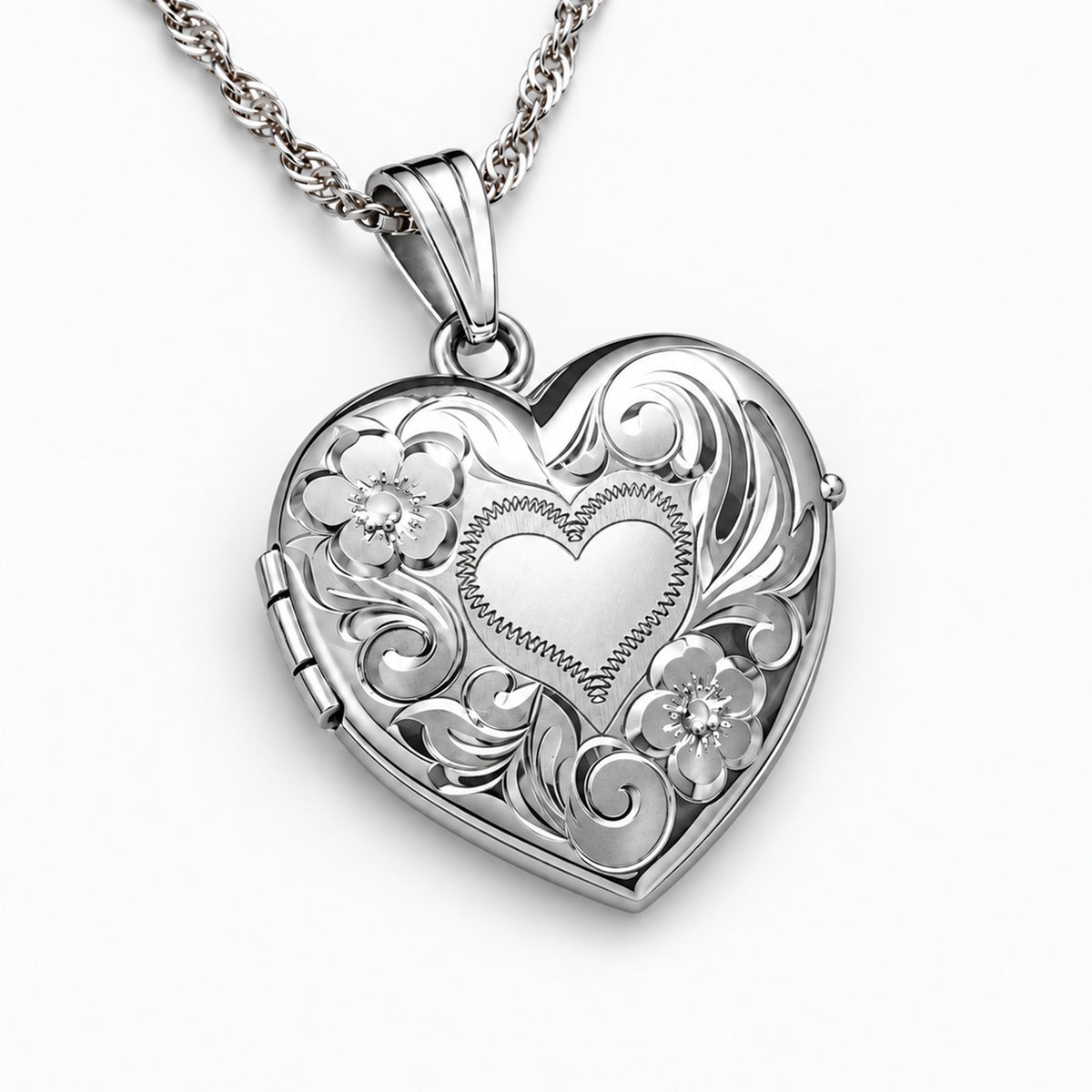 Heart Four Photo Locket