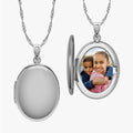 Plain Oval Photo Locket