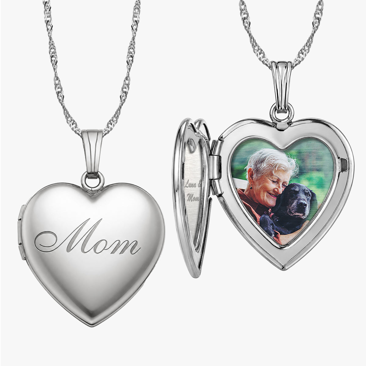 Mom Sweetheart Photo Locket