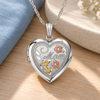 Mom Heart Photo Locket - lifestyle