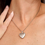 Diamond Heart Photo Locket