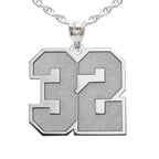 Sports Number Pendant Charm or Necklace