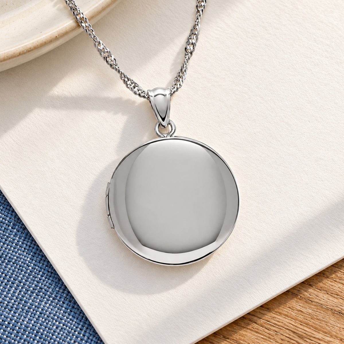 Build Your Own 2-Picture Round Locket - lifestyle