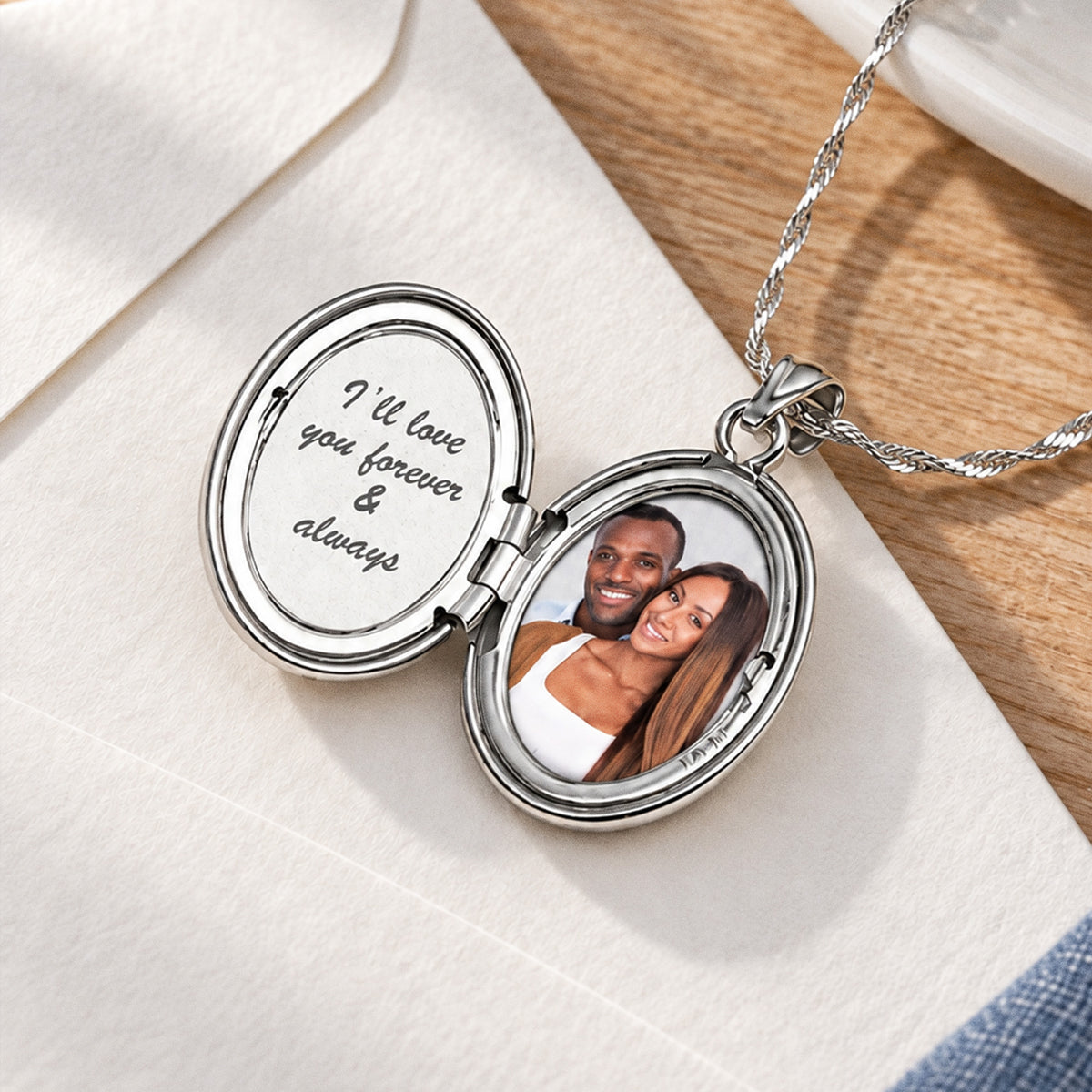 Build Your Own 2-Picture Oval Locket - lifestyle