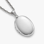 Plain Oval Photo Locket
