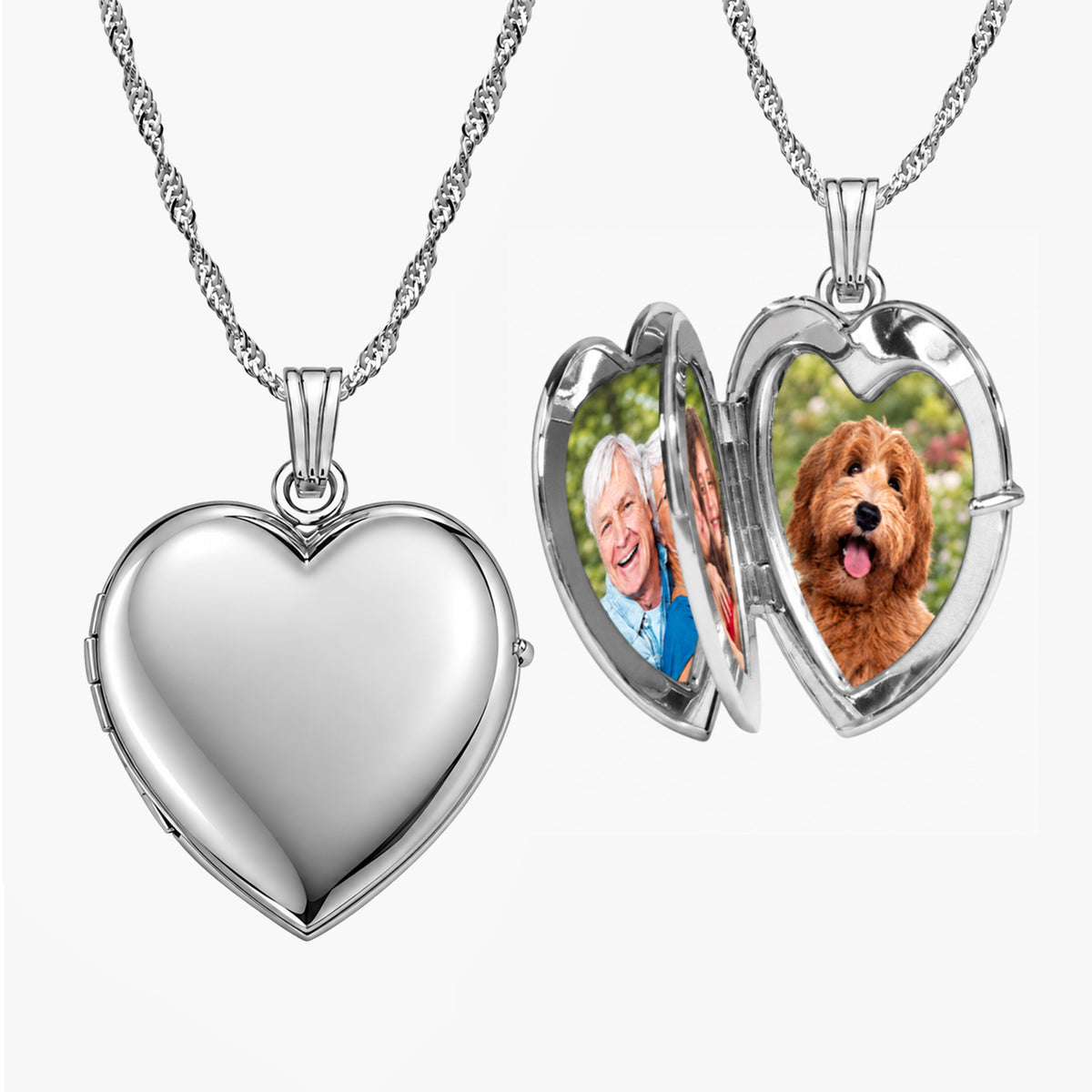 Build Your Own 4 Picture Heart Locket