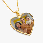 Heart with Border Photo Pendant Charm