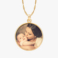 Round with Border Photo Pendant