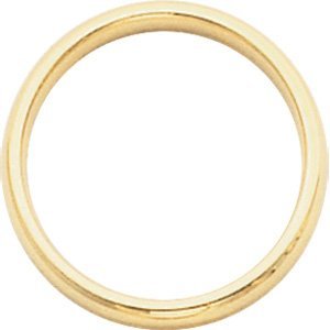 14K Yellow Gold Approx. 0.16 Inch Comfort-Fit Light-Weight Wedding Band