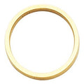 14K Yellow Gold Approx. 0.16 Inch Flat Wedding Band