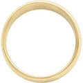 14K Yellow Gold Approx. 0.16 Inch Half Round Tapered Series Wedding Band