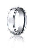 Cobalt Chrome Comfort Fit Approx. 0.28 Inch Wedding Band