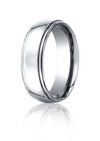 Cobalt Chrome Comfort Fit Approx. 0.28 Inch Wedding Band