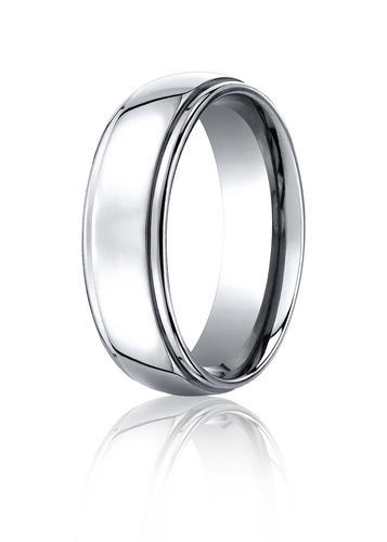 Cobalt Chrome Comfort Fit Approx. 0.28 Inch Wedding Band
