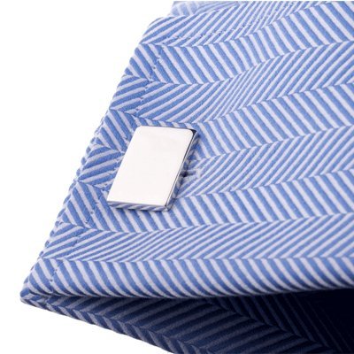 Engravable Rectangular Cufflinks