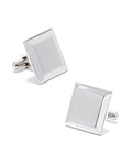 Engravable Stainless Steel Square Cufflinks