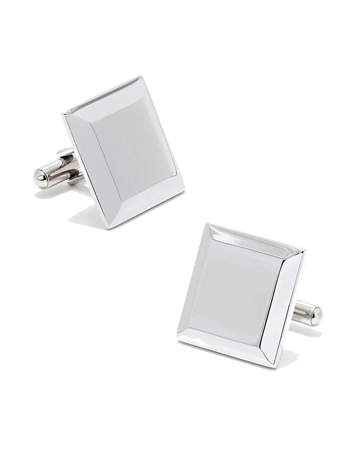 Engravable Stainless Steel Square Cufflinks