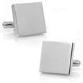 Engravable Stainless Steel Square Cufflinks