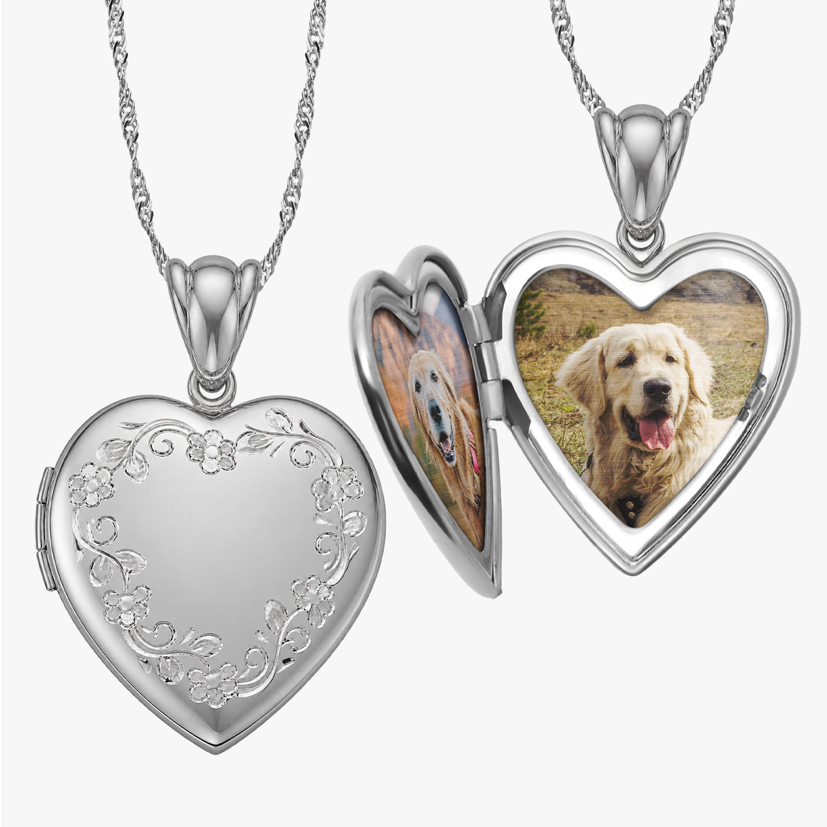 Premium Weight Heart Locket