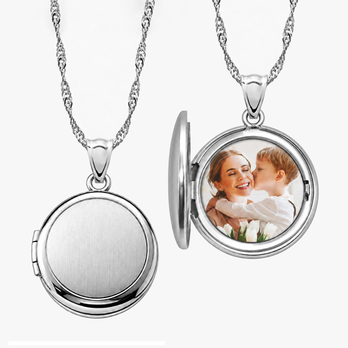 Round Photo Locket