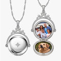 Round Swivel Photo Locket