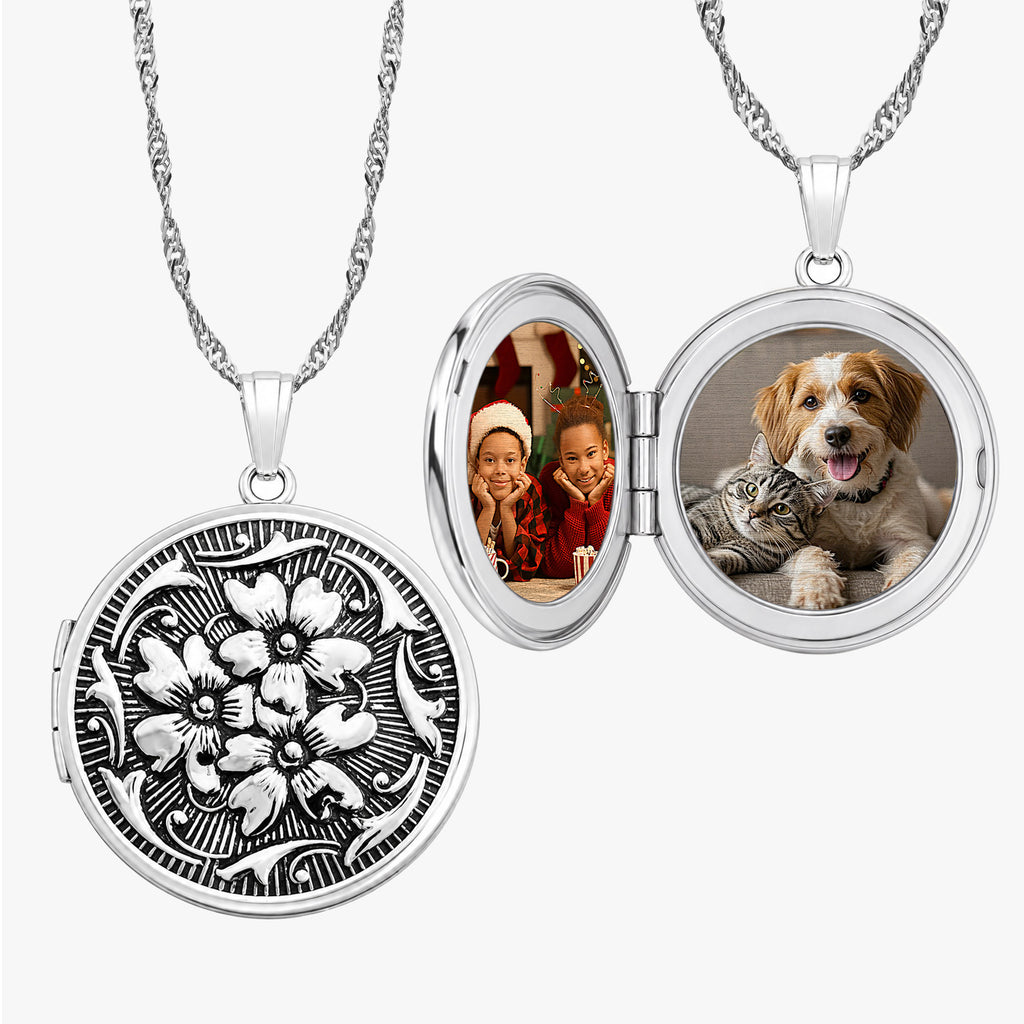 Antique Round Photo Locket