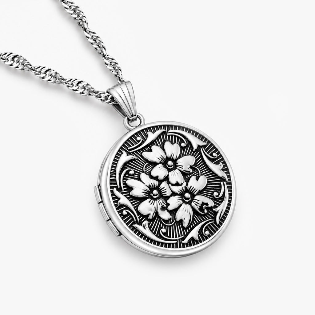 Antique Round Photo Locket