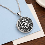 Antique Round Photo Locket - lifestyle