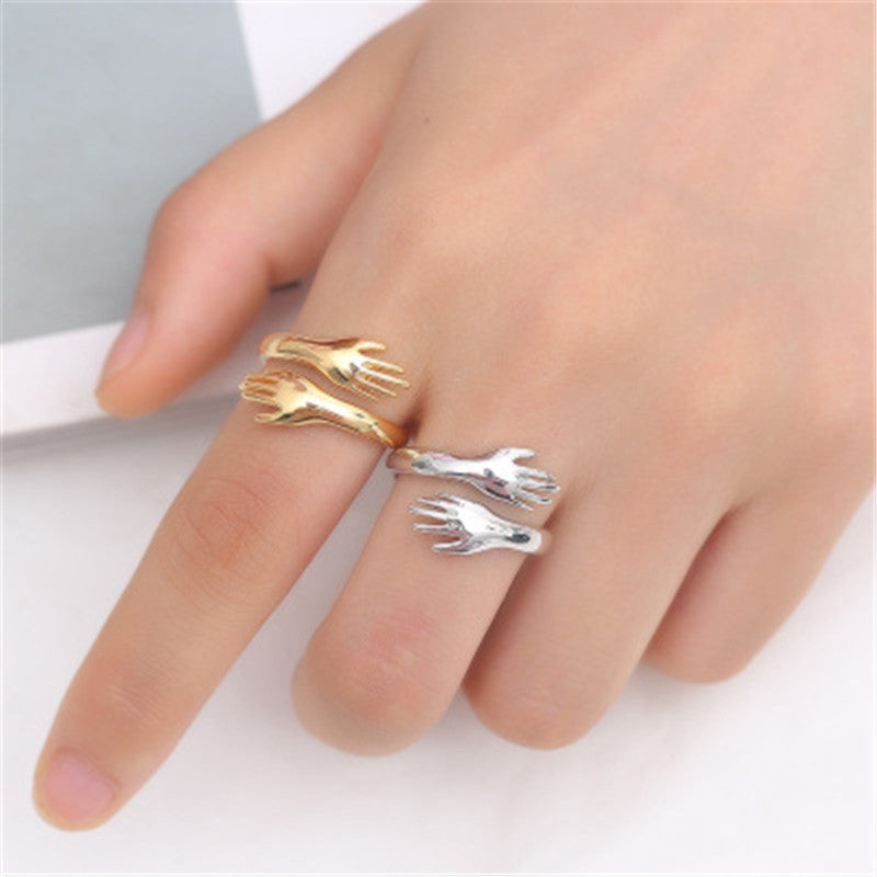 Give You A Warm Hug Lover Finger Ring