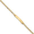Custom Engraved 14K Gold Women's Gucci Link ID Bracelet