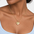 Always In My Heart Photo Locket - on model