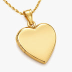 14K Gold Filled Small Heart Photo Locket