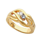 Two Birthstones Mother's Ring