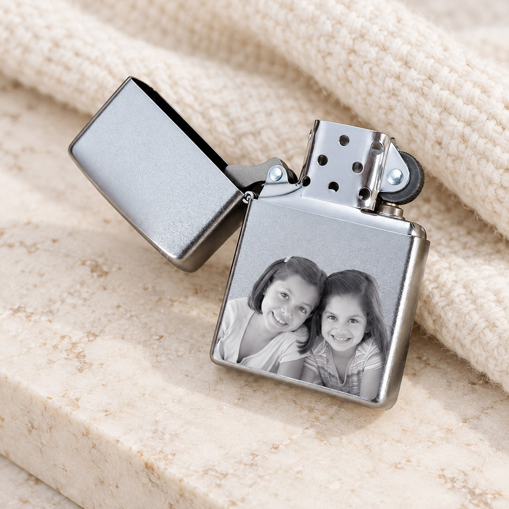 Laser Engravable Polished Lighter - lifestyle