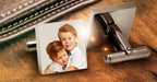 Square Stainless Steel Photo Engravable Cufflinks