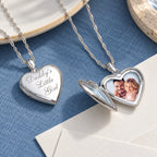 Daddys Little Girl Heart Photo Locket - lifestyle