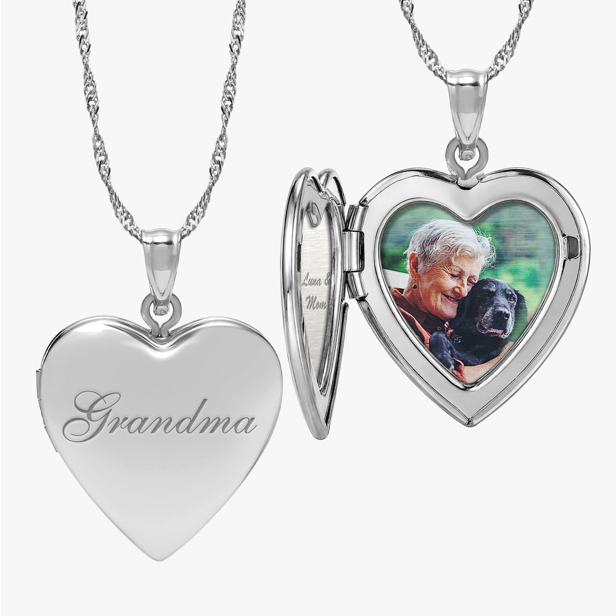 Grandma Sweetheart Photo Locket